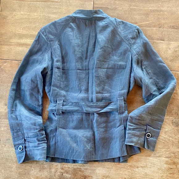 RW & Co. Brown Linen Jacket - Picture 4 of 6